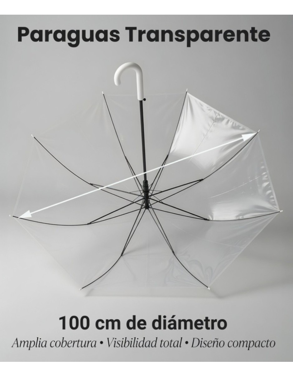 Paraguas Transparente 2